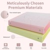 Itopfox 3-Ring Binder, Pastel Color Binders with Inside Pockets, Clear View Cover for Office, Home, School Use, Assorted 6 Colors Pack - 3 of 4