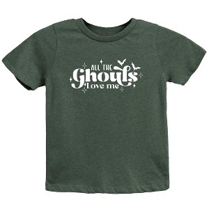 The Juniper Shop All The Ghouls Love Me Diamonds Toddler Short Sleeve Tee - 1 of 3