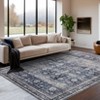 Washable Hallway Runner Rug, Vintage Oriental Floral Low Pile Carpet, Non-Slip & Stain Resistant - 2 of 4