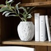Distressed Vase White Stoneware by Foreside Home & Garden - 2 of 4