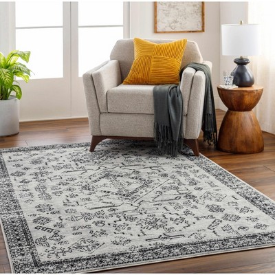 Hauteloom Rectangle Area Rug   Light Gray