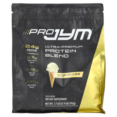 JYM Supplement Science Pro JYM, Ultra-Premium Protein Blend, Tahitian Vanilla Bean, 1.7 lb (792 g)