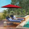 Costway 13 FT Large Patio Umbrella Outdoor Double-Sided Table Market Umbrella for Garden Beige/Brown/Gray/Navy/Orange/Wine - 4 of 4