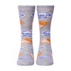 Crazy Socks, Philadelphia Bagels & Cream Cheese, Funny Novelty Socks, Large - 2 of 4