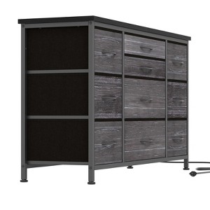 10-Drawer TV Console, Fits 55-inch TVs, Large Bedroom Entertainment Center, Suitable for Living Rooms, Walk-in Closets, and Entryways - 1 of 4