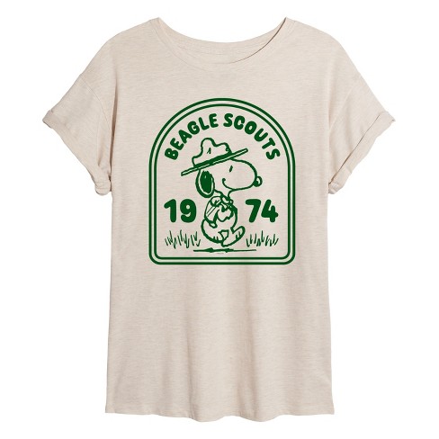 Women's - Peanuts -  Oversized Graphic T-Shirt - image 1 of 4