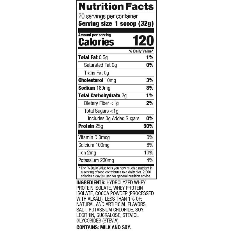 Dymatize 100% Whey Isolate Protein Powder - Cocoa Pebbles - 20 Serve, 3 of 6