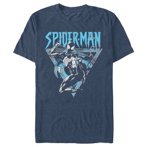 Men's Spider-Man Black Suit Hero T-Shirt - 1 of 4