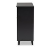 Shelf Wood Shoe Storage Cabinet with Drawer Coolidge Finished Dark Gray - Baxton Studio: Entryway Organizer, Holds 12 Pairs - 4 of 4
