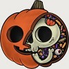 Junior's Design By Humans Halloween Anatomy By ppmid T-Shirt - 2 of 2