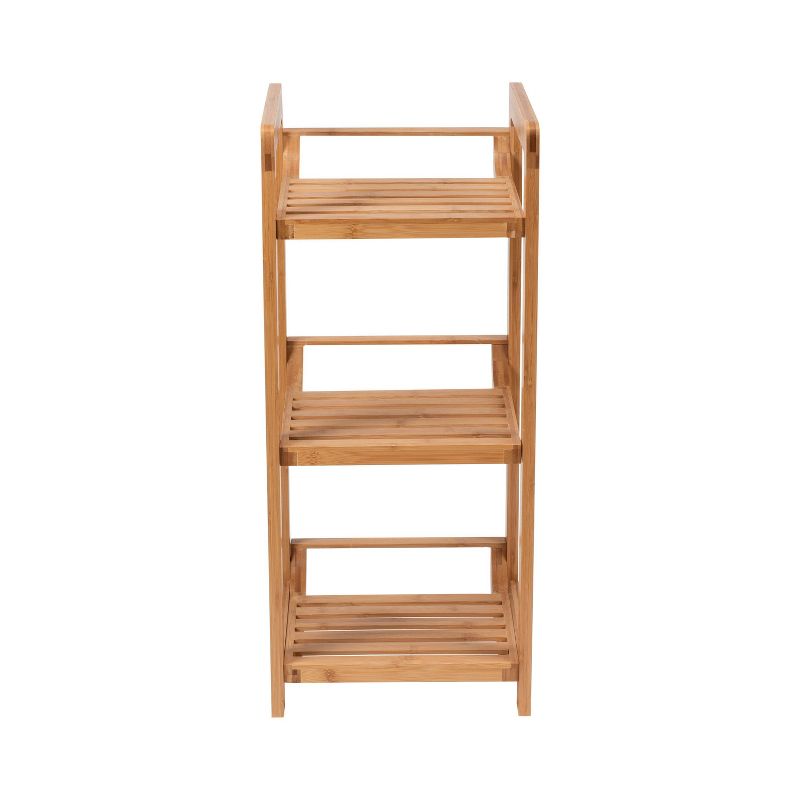 Three Tier Bamboo Tower Brown - Organize It All, 1 of 7