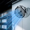 VEVOR 14 Inch Industrial Wall Mount Fan, High Velocity 2473 CFM Outdoor Fan with 3 Speeds, Waterproof IP44 Garage Wall Fan with Aluminum Blades,Black - 2 of 4