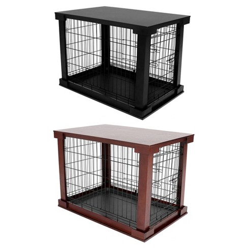 Merry Products Decorative Pet Cage W Protection Box End Table