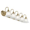 Livex Lighting Belmont 5 - Light Vanity in  Antique Brass - 4 of 4