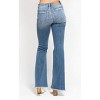 Women's Mid-Rise Button Flare Jean - Judy Blue - 4 of 4