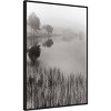 Amanti Art 23" x 33" Lakeside Mist by Monte Nagler Framed Canvas Wall Art Print : Modern Home Decor, Polystyrene Frame - 2 of 4