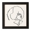 Domonique Brown Soul Fro Framed Wall Art Black - Deny Designs - 4 of 4