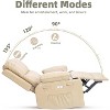 Recliner Chair with Heat and Massage - 360° Swivel&Faux Leather Rocking Chair with Cup Holder for Living Rooms, Bedrooms - 4 of 4