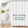 LunaLulinlk Fabric Shower Curtain with Hooks - 4 of 4