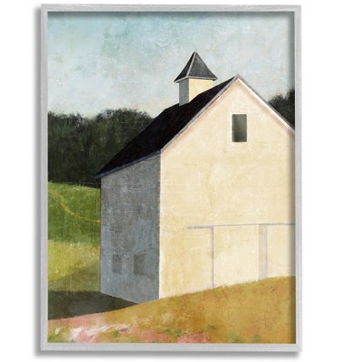 Stupell Industries Countryside Hills Barn Scenery Framed Giclee Art