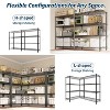 5-Tier Metal Wire Storage Rack, Heavy Duty 1325 lbs Capacity, Adjustable Industrial Shelving for Kitchen & Garage - 2 of 4