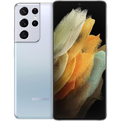Manufacturer Refurbished Samsung Galaxy S21 Ultra 5G G998U (AT&T Only) 128GB Phantom Silver (Excellent)