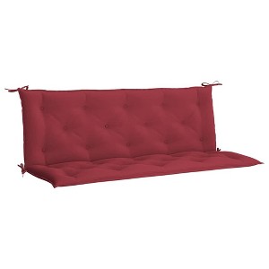 vidaXL Garden Bench Cushion Wine Red 59.1"x(19.7"+19.7")x2.8" Oxford Fabric - 1 of 4