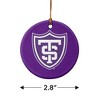 University of St. Thomas Primary Logo Porcelain Holiday Christmas Tree Ornament  2.8" (7.1 cm) - 3 of 4