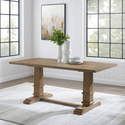 Joanna Rustic Brown Reclaimed Wood Farmhouse Dining Table
