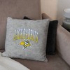 NCAA 16" Heather Gray Crisp Sweatshirt Pillow South Dakota Jackrabbits - 3 of 4
