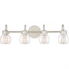 Quoizel Lighting Andrews 4 - Light Vanity in  Antique Nickel - 4 of 4