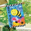 Briarwood Lane Spring House Flag 40x28 For Outdoor Bee Happy Bumblebee For Spring House Flag - 4 of 4