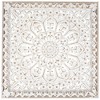 Northlight 24" Antique White Floral Mandala Square Wall Panel - 2 of 4