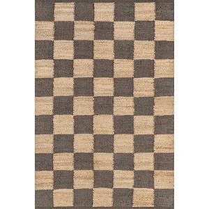 Nuloom Christana Traditional Checkered Jute Indoor Area Rug - 1 of 4