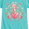 Girls' - Strawberry Shortcake - Giant Strawberry Fitted Short Sleeve Graphic T-Shirt - 2 of 4