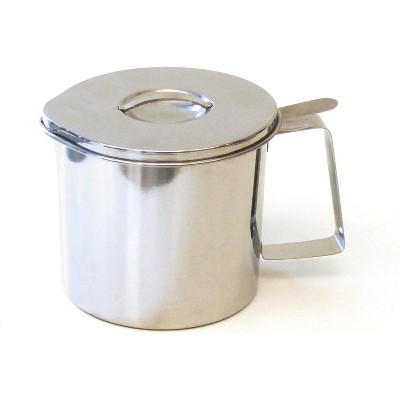 Endurance Stainless Steel Fryer's Friend Grease Keeper - 4 Cup