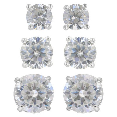 sterling silver stud earrings