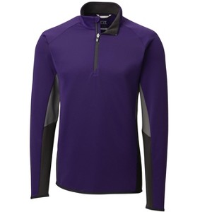 Cutter & Buck Traverse Colorblock Stretch Quarter Zip Mens Pullover - 1 of 1