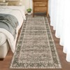 Fulvari Vintage Area Rug,Soft Distressed Print, Non-Slip, Machine Washable for Living Room, Bedroom, Dining Room, Office - 2 of 4