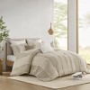 Gracie Mills Lyon 3-PC Striped Cotton Comforter Set - 4 of 4