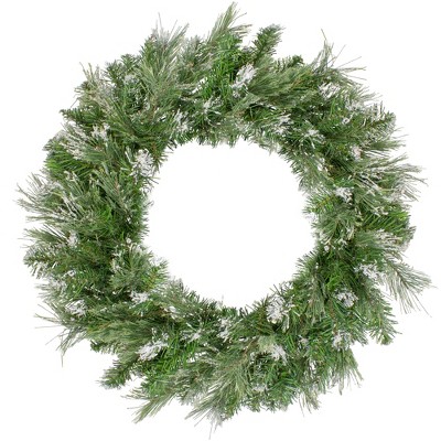 Northlight 24" Unlit Snow Mountain Pine Artificial Christmas Wreath