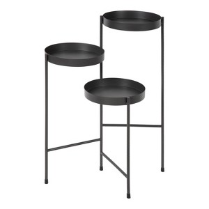 Kate and Laurel Finn Plant Stand, Gray - 1 of 4