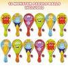 ArtCreativity 9.25" Monster Figure Paddle Balls on Strings (Pack of 12) - 3 of 4