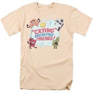 Steven Universe Crying Breakfast Friends Adult T-Shirt - 1 of 4