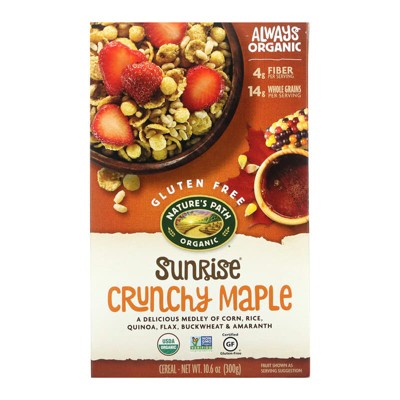 Nature's Path Organic Sunrise Cereal Crunchy Maple 10.6 oz