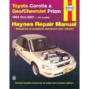 Haynes Toyota Corolla & Geo Prizm - (Haynes Repair Manual (Paperback)) 3rd Edition by  Jay Storer (Paperback) - 1 of 1