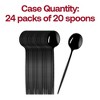 Smarty Had A Party Black Moderno Plastic Dinner Spoons - 480 pcs - 4 of 4