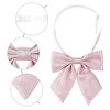 INSPIRE CHIC Women's Metallic Shiny Pre-tied Adjustable Strap Bow Ties - 3 of 4