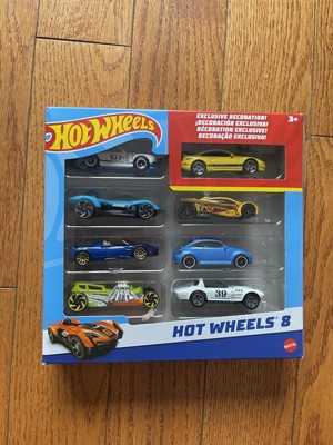 Hot Wheels Cars & Trucks Set With 1 Exclusive Car - 1:64 Scale - 8pk ...