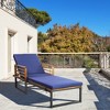 Tangkula 2 Pieces Outdoor Chaise Lounge Chair w/ 4-Position Adjustable Backrest Backyard Poolside - 3 of 4